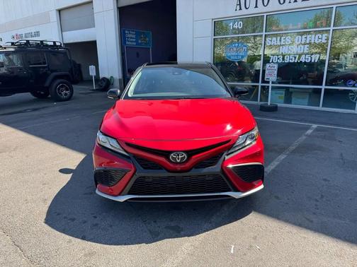 Supersonic Red/Midnight Black Metallic 2024 Toyota Camry XSE