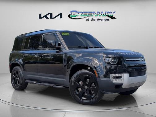 Santorini Black Metallic 2025 Land Rover Defender 110 P400 S