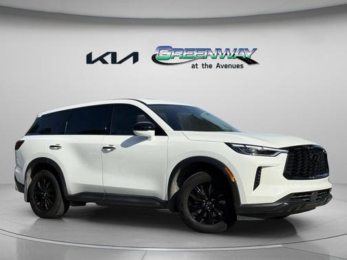 Glacier White 2025 INFINITI QX60 Pure