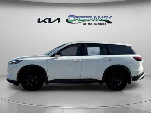 Glacier White 2025 INFINITI QX60 Pure