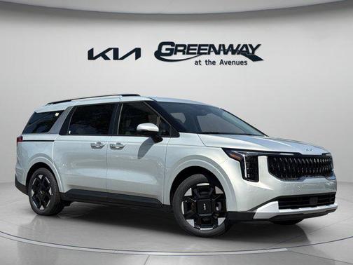Ivory Silver 2026 Kia Carnival EX
