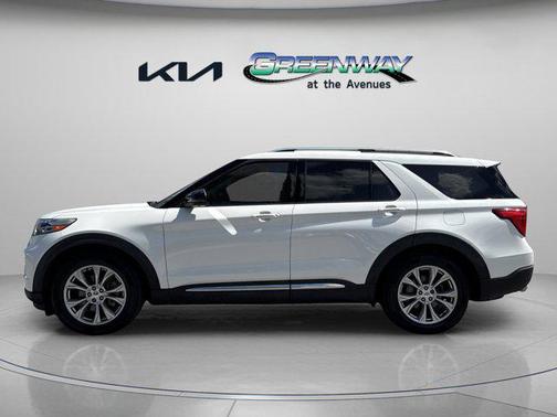 Star White Metallic Tri-Coat 2020 Ford Explorer Limited