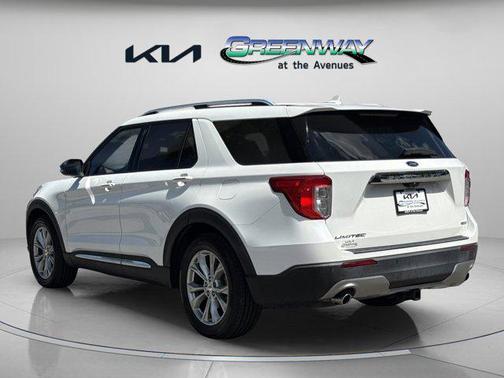 Star White Metallic Tri-Coat 2020 Ford Explorer Limited
