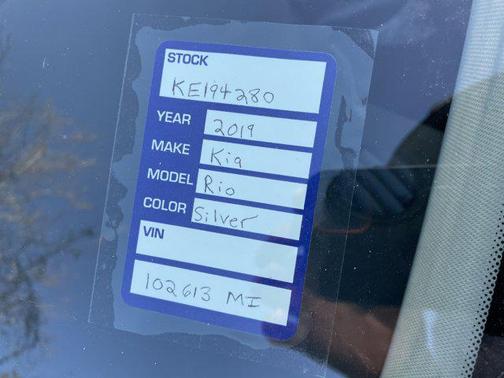 2019 Kia Rio S