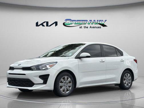 Clear White 2021 Kia Rio S