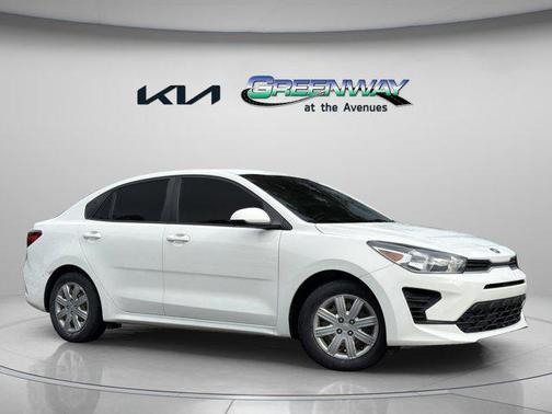 Clear White 2021 Kia Rio S