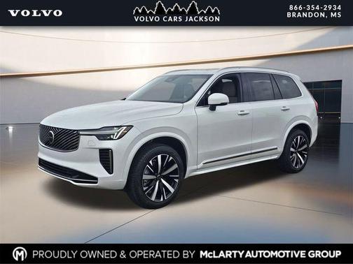 Crystal White Pearl 2026 Volvo XC90 Core, B5 AWD Gas (mild hybrid), Gasoline, Bright, 7 Seats
