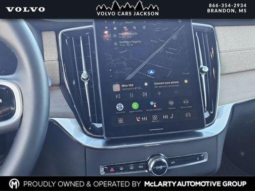 Denim Blue Metallic 2026 Volvo XC90 Plus, B6 AWD Gas (mild hybrid), Gasoline, Bright, 7 Seats