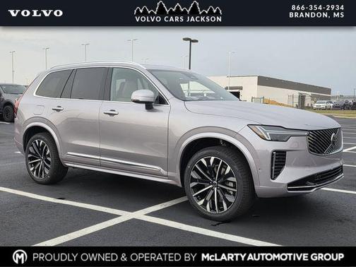 Aurora Silver 2026 Volvo XC90 Ultra, B5 AWD Gas (mild hybrid), Gasoline, Bright, 6 Seats