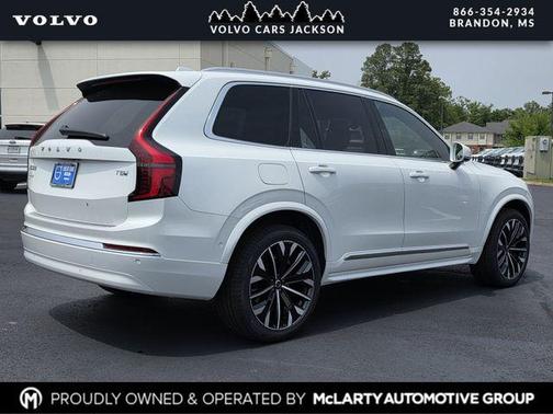 Crystal White Pearl 2026 Volvo XC90 Plug-In Hybrid Ultra, T8 AWD, Electric/Gasoline, Bright, 6 Seats
