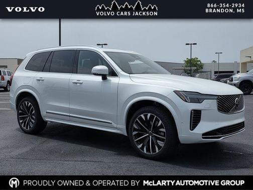 Crystal White Pearl 2026 Volvo XC90 Plug-In Hybrid Ultra, T8 AWD, Electric/Gasoline, Bright, 6 Seats