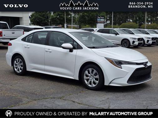 White 2022 Toyota Corolla LE