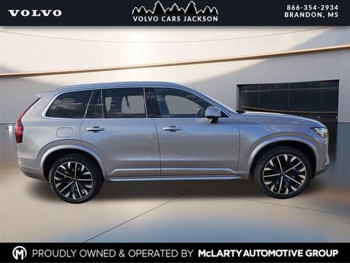 Aurora Silver 2026 Volvo XC90 Plus, B6 AWD Gas (mild hybrid), Gasoline, Bright, 7 Seats