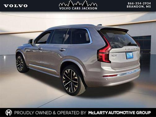Aurora Silver 2026 Volvo XC90 Plus, B6 AWD Gas (mild hybrid), Gasoline, Bright, 7 Seats