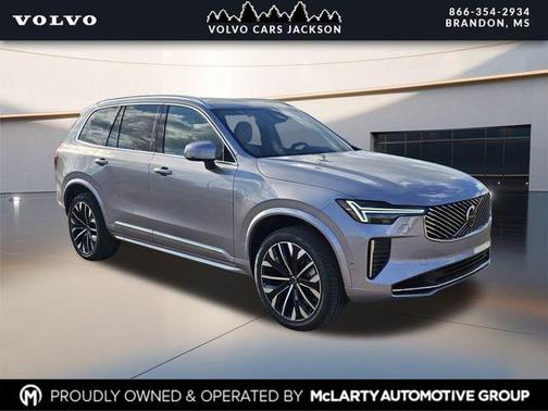 Aurora Silver 2026 Volvo XC90 Plus, B6 AWD Gas (mild hybrid), Gasoline, Bright, 7 Seats