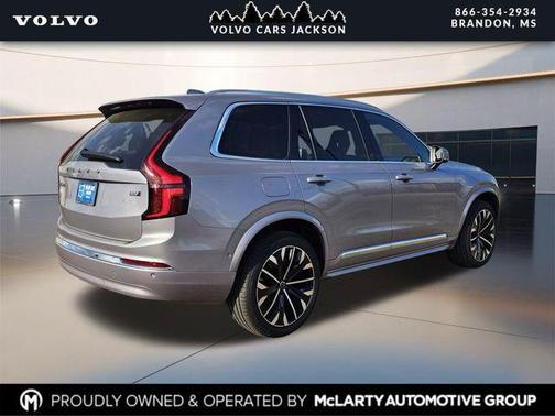 Aurora Silver 2026 Volvo XC90 Plus, B6 AWD Gas (mild hybrid), Gasoline, Bright, 7 Seats