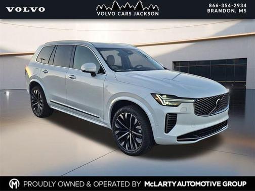Crystal White Pearl 2026 Volvo XC90 Ultra, B6 AWD Gas (mild hybrid), Gasoline, Bright, 7 Seats