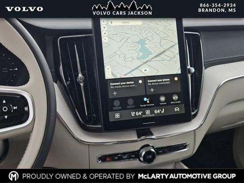 Crystal White Metallic 2026 Volvo XC60 Plug-In Hybrid Ultra, T8 AWD Electric/Gasoline, Dark