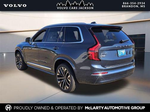 Denim Blue Metallic 2026 Volvo XC90 Plus, B6 AWD Gas (mild hybrid), Gasoline, Bright, 7 Seats
