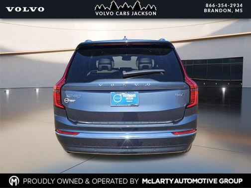 Denim Blue Metallic 2026 Volvo XC90 Plus, B6 AWD Gas (mild hybrid), Gasoline, Bright, 7 Seats