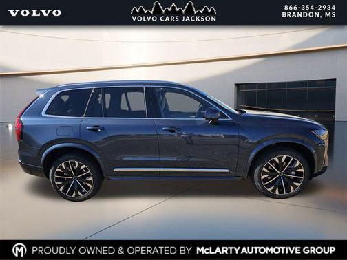 Denim Blue Metallic 2026 Volvo XC90 Plus, B6 AWD Gas (mild hybrid), Gasoline, Bright, 7 Seats
