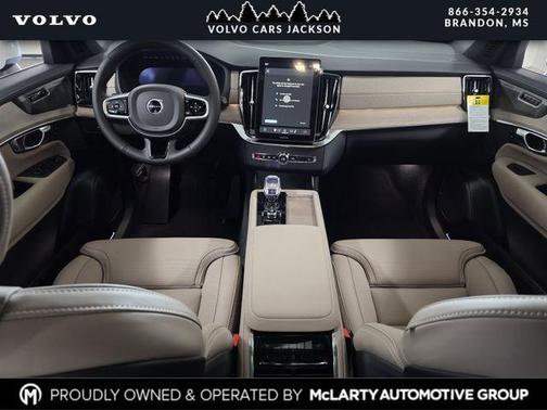 Crystal White Pearl 2026 Volvo XC90 Ultra, B6 AWD Gas (mild hybrid), Gasoline, Bright, 7 Seats