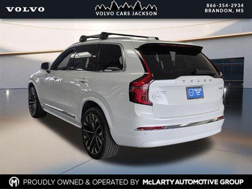 Crystal White Pearl 2026 Volvo XC90 Ultra, B6 AWD Gas (mild hybrid), Gasoline, Bright, 7 Seats