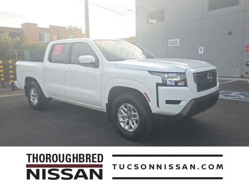 Glacier White 2024 Nissan Frontier SV