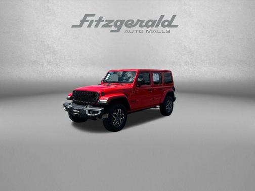 Firecracker Red Clearcoat 2025 Jeep Wrangler 4-Door Sahara 4x4