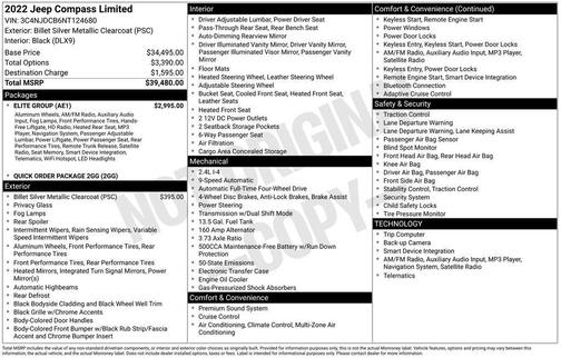 2022 Jeep Compass Limited