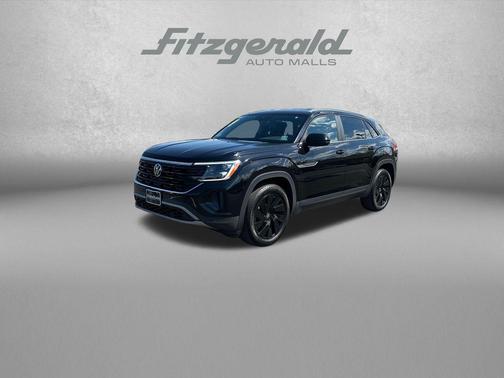 Black 2024 Volkswagen Atlas Cross Sport 2.0T SE w/Technology 4MOTION
