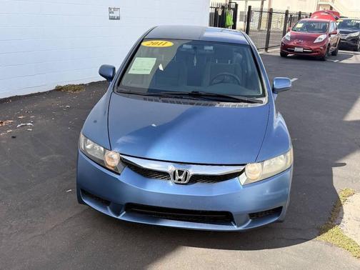 Atomic Blue Metallic 2011 Honda Civic LX