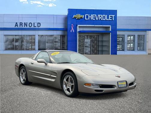 Light Pewter Metallic 2002 Chevrolet Corvette Base
