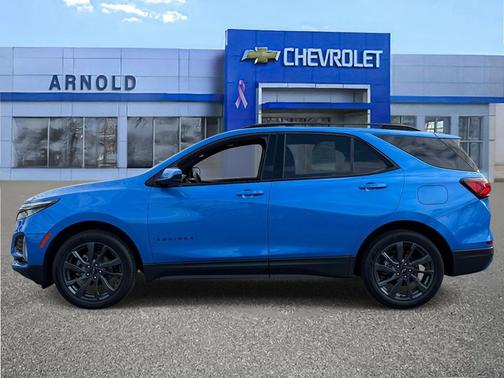 Lakeshore Blue Metallic 2024 Chevrolet Equinox AWD RS