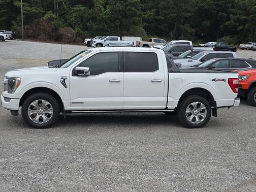 Star White Metallic Tri-Coat 2021 Ford F-150 Platinum