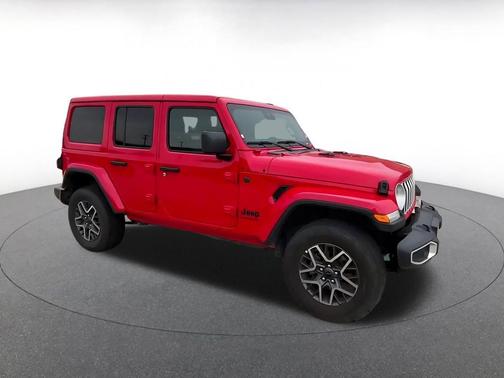 Firecracker Red Clearcoat 2025 Jeep Wrangler 4-Door Sahara 4x4
