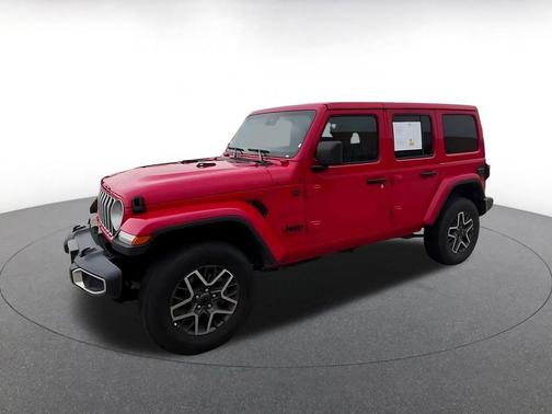 Firecracker Red Clearcoat 2025 Jeep Wrangler 4-Door Sahara 4x4