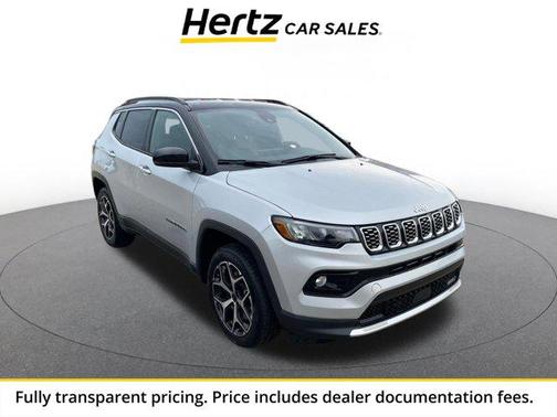 Silver Zynith Metallic Clearcoat 2025 Jeep Compass Limited