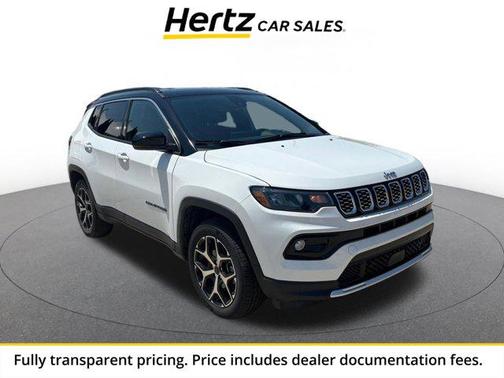 Bright White Clearcoat 2025 Jeep Compass Limited