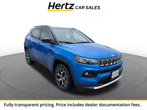Hydro Blue Pearlcoat 2025 Jeep Compass Limited