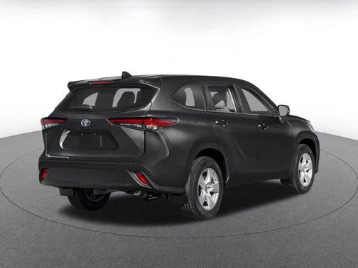 Midnight Black Metallic 2025 Toyota Highlander LE
