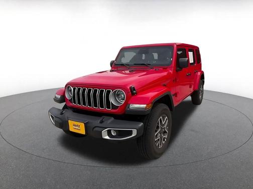 Firecracker Red Clearcoat 2025 Jeep Wrangler 4-Door Sahara 4x4