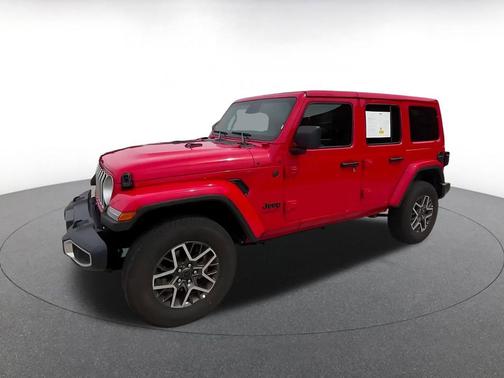 Firecracker Red Clearcoat 2025 Jeep Wrangler 4-Door Sahara 4x4