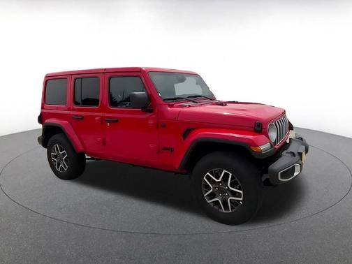Firecracker Red Clearcoat 2025 Jeep Wrangler 4-Door Sahara 4x4