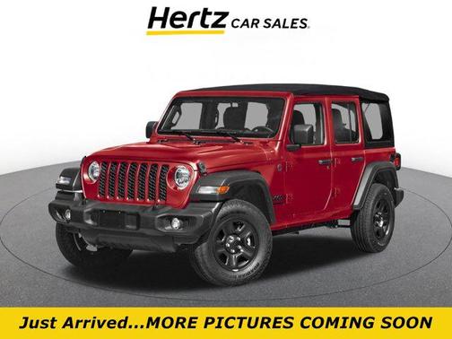 Firecracker Red Clearcoat 2025 Jeep Wrangler 4-Door Sahara 4x4