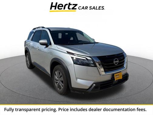 Brilliant Silver Metallic 2025 Nissan Pathfinder SV 4WD