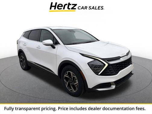 Glacial White Pearl 2025 Kia Sportage LX