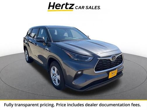 Magnetic Gray Metallic 2025 Toyota Highlander LE