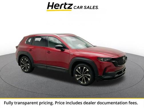 Soul Red Crystal Metallic 2025 Mazda CX-50 Hybrid Premium Plus Package
