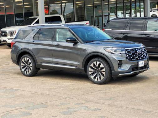 Carbonized Gray Metallic 2026 Ford Explorer Platinum